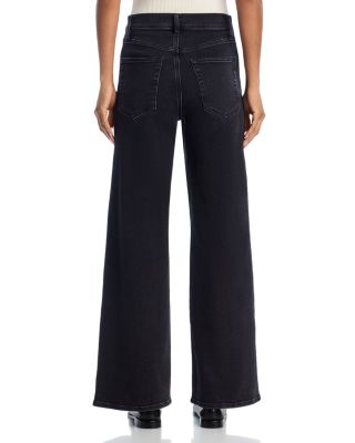 Le Slim Palazzo Jeans in Destroyer
