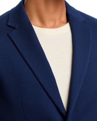 Clinton Slim Fit Unstructured Sport Coat in Grid Suiting