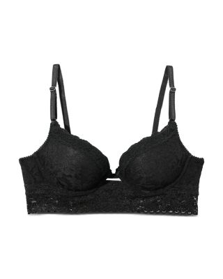 Signature Lace Plunge Push Up Bra