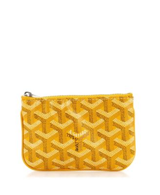 Pre-Owned Goyard - Mini Senat Zip Pouch Coated Canvas