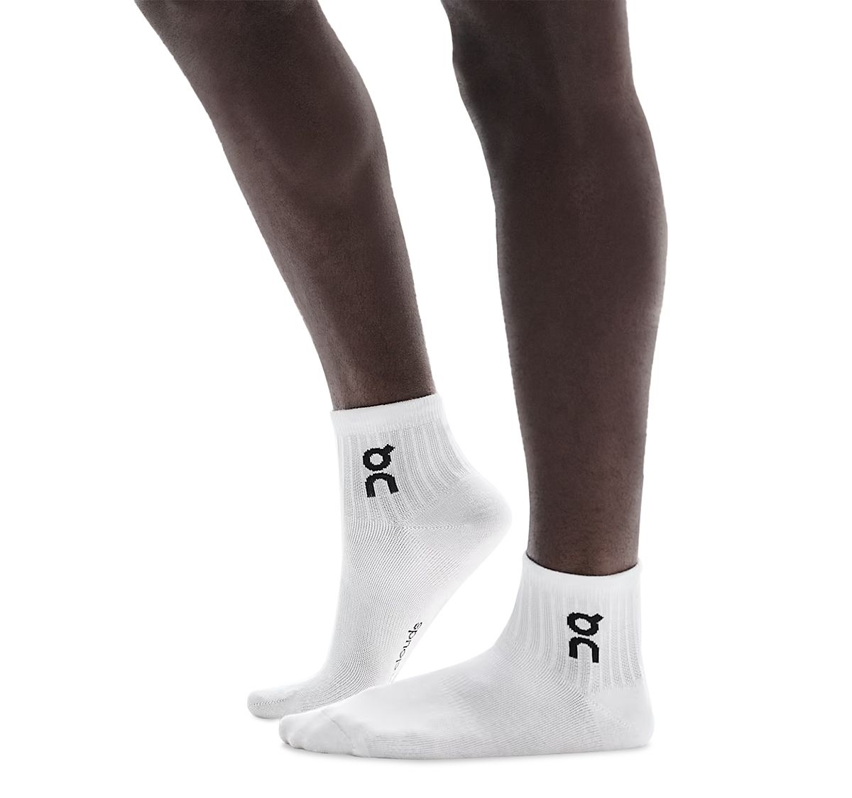 On Mid Logo Socks