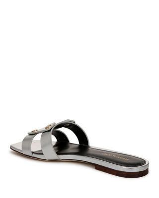 Women's Via Leather Slide Sandals