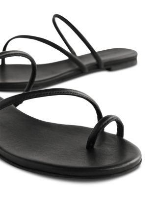 Women's Ludo Toe Ring Strappy Flat Sandals