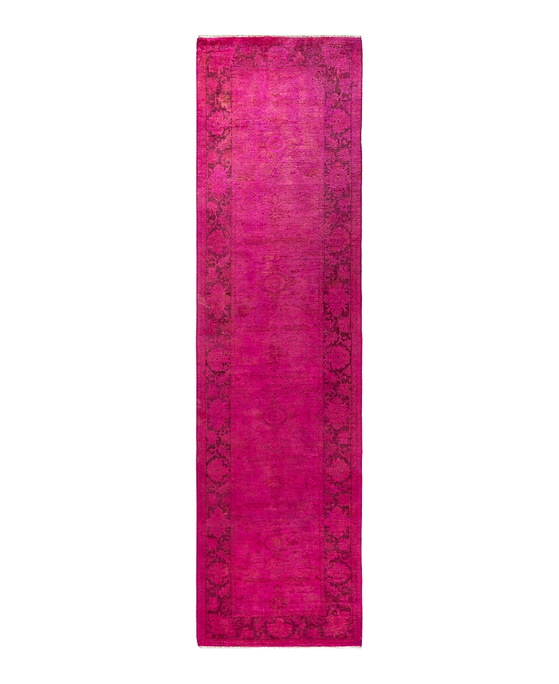 Bloomingdale's Vibrance M1504 Runner Area Rug, 3' X 11'5 In Pink