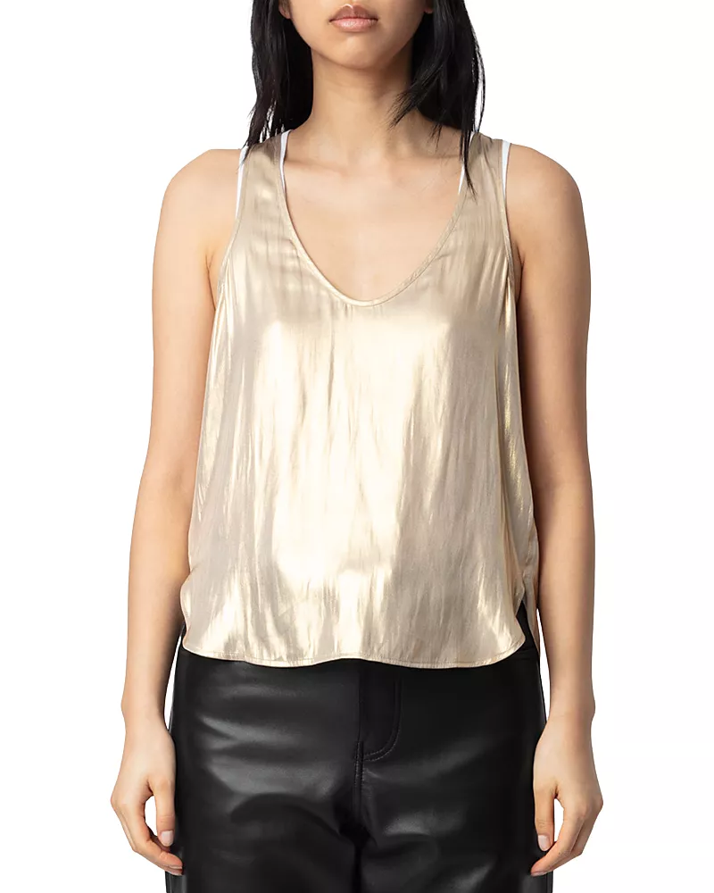 Zadig & Voltaire Tarys Satin Top