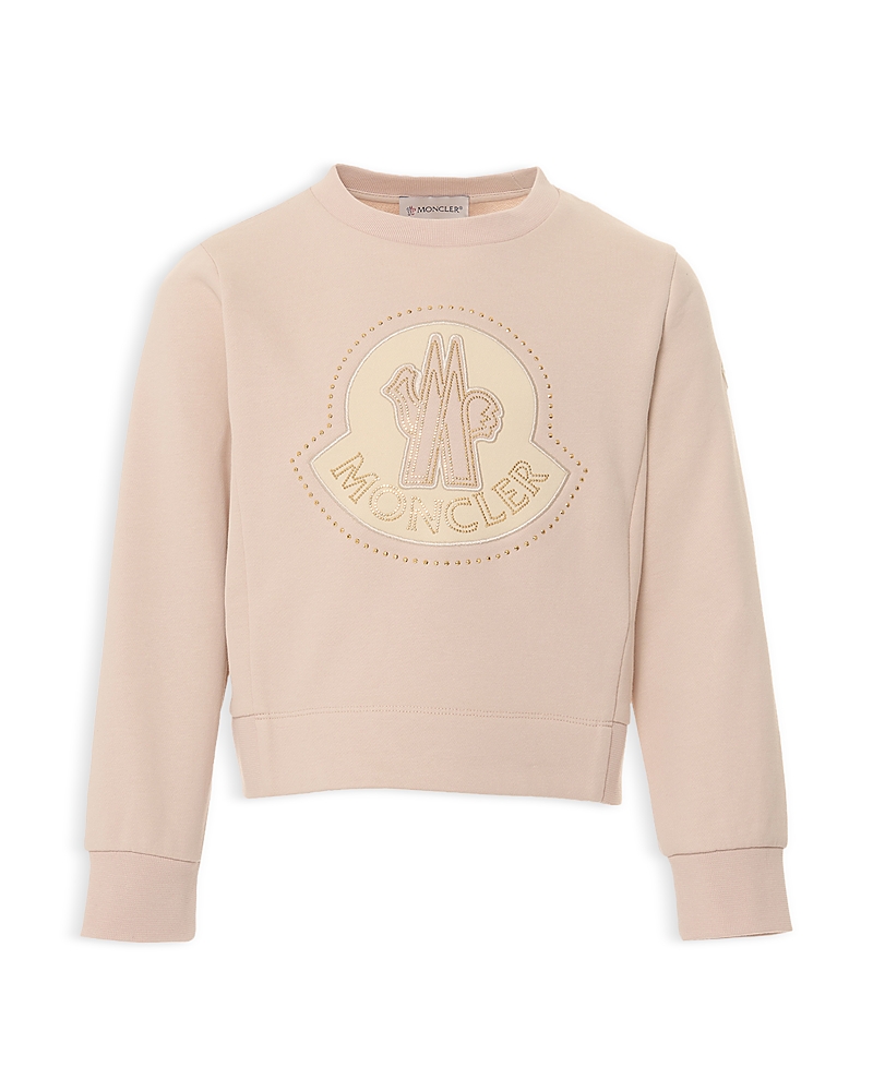Moncler Girls' Sweatshirt - Big Kid In Pink