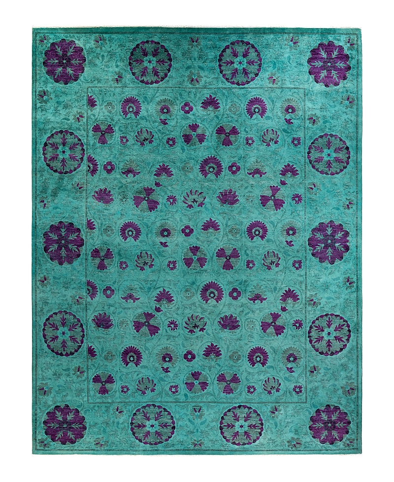 Bloomingdale's Vibrance M1801 Area Rug, 9'2 X 12'1 In Green