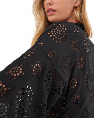 Perola Eyelet Swim Cover-Up