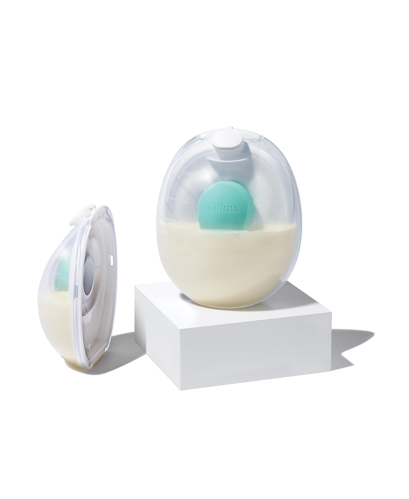Willow Go 7oz Breast Milk Container with Splashguard, 2-count