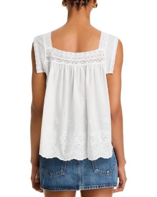 Claudia Eyelet Top