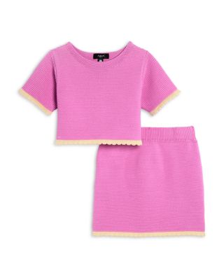 Girls' Cropped Ruffled Top, Big Kid - Exclusive