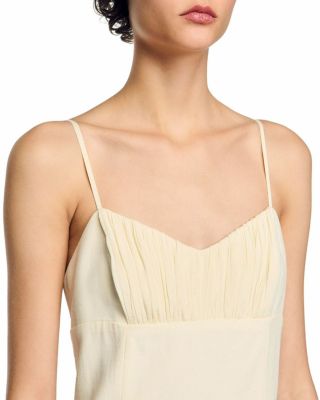 Pleated Maxi Dress