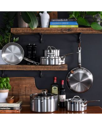 ProBond&amp;reg; Forged 10-Piece Professional Clad Stainless Steel Cookware Set