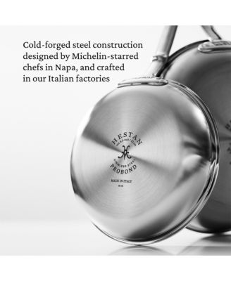 ProBond&reg; Forged 8.5" Professional Clad Stainless Steel Skillet with TITUM Nonstick