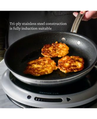 ProBond&reg; Forged 8.5" Professional Clad Stainless Steel Skillet with TITUM Nonstick