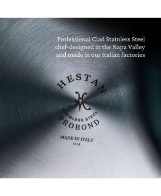 ProBond&reg; Forged 10-Piece Professional Clad Stainless Steel Cookware Set with TITUM&reg; Nonstick