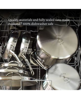 ProBond&reg; Forged 10-Piece Professional Clad Stainless Steel Cookware Set with TITUM&reg; Nonstick
