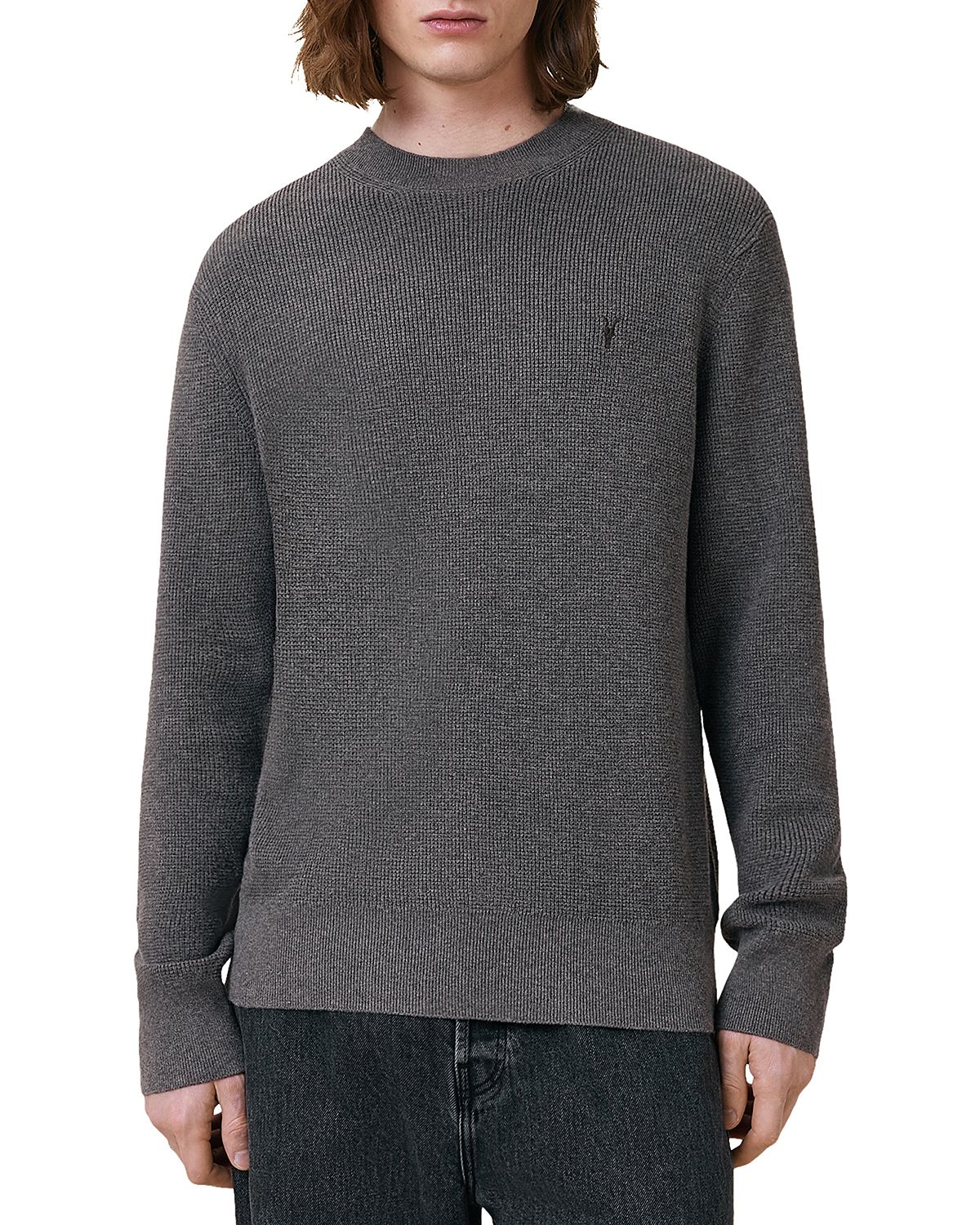 Allsaints Waffle Crewneck Sweater