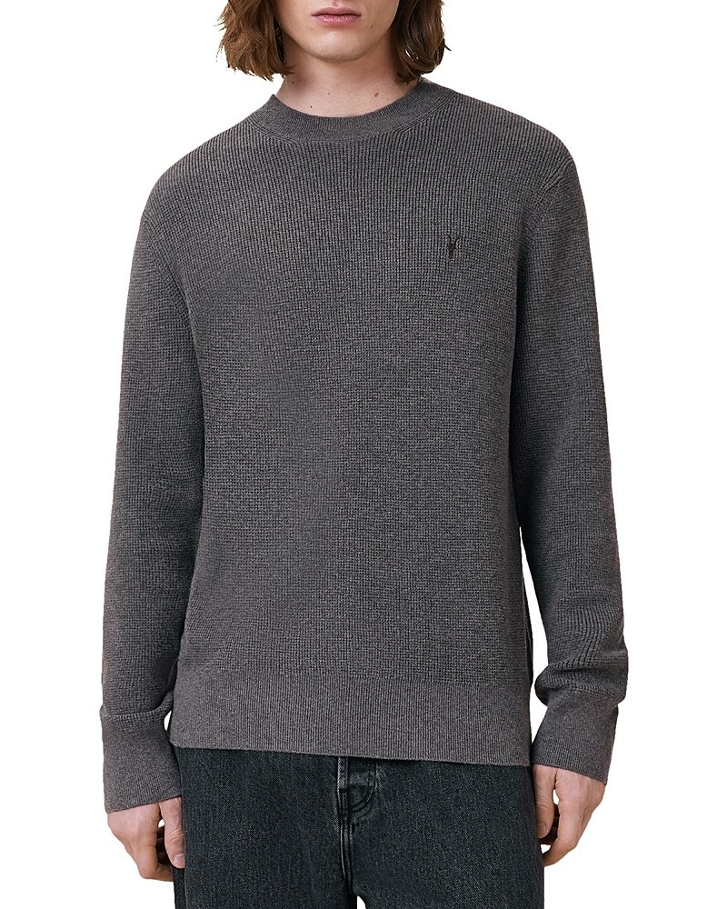 Allsaints Waffle Crewneck Sweater