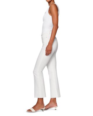 Bridget Bootcut High Rise Instasculpt™ Crop Jeans in White