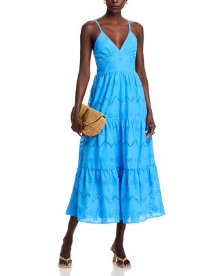 Eyelet Maxi Dress - Exclusive 