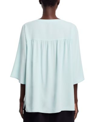 Silk Ballet Neck Top