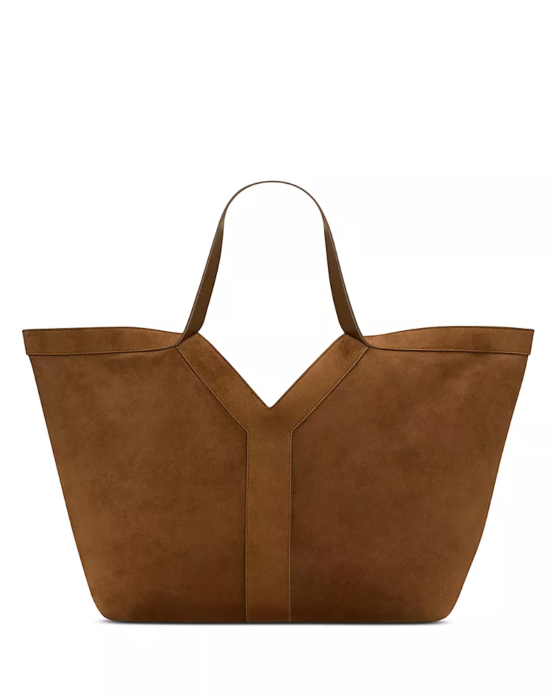 Saint Laurent Y Tote Bag in Suede