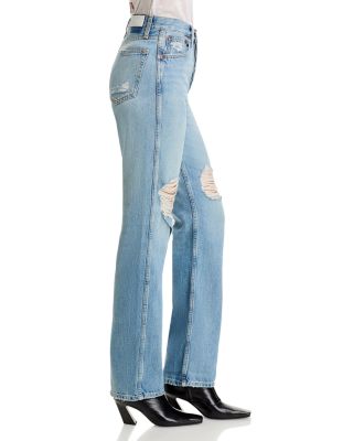 90s High Rise Loose Fit Jeans in Breaker Blue