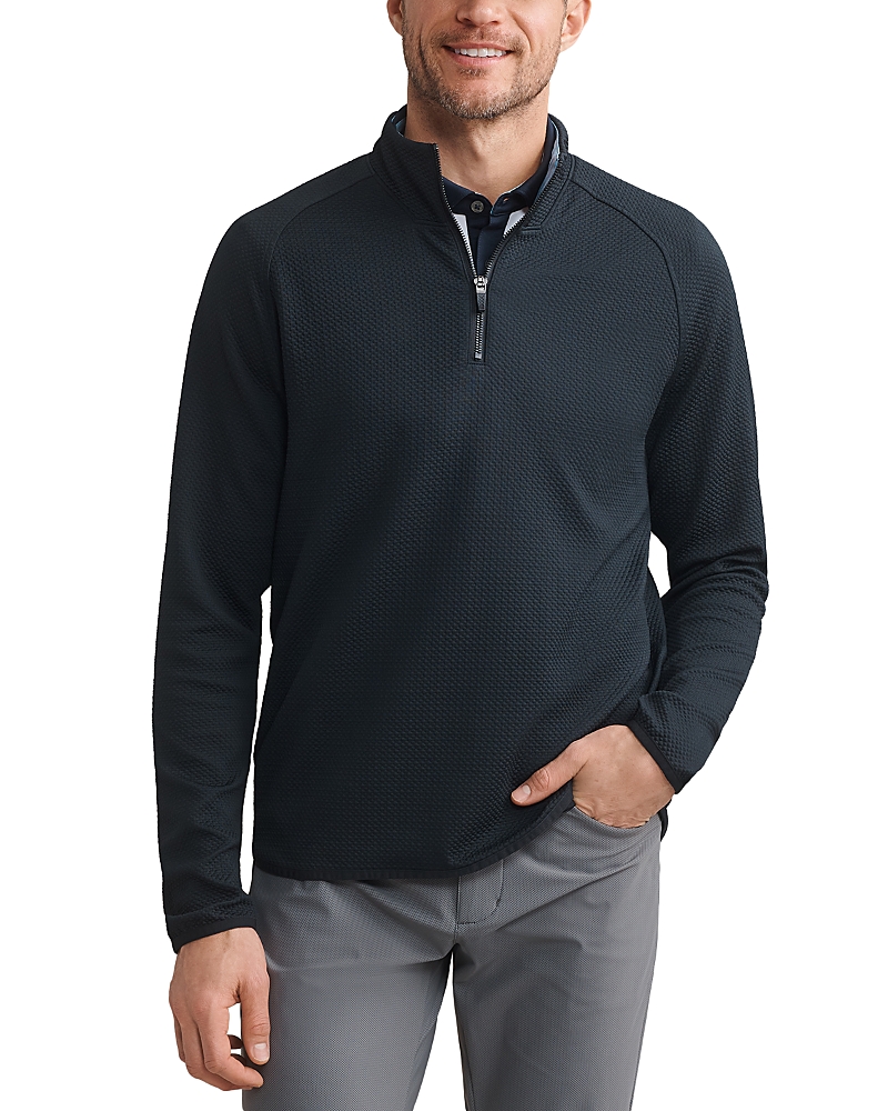 Rhone Founders Textured Quarter-Zip Golf Sweater
