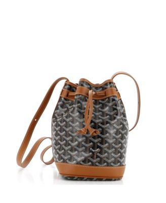 Pre-Owned Goyard - PM Petit Flot Bucket Bag Coated Canvas
