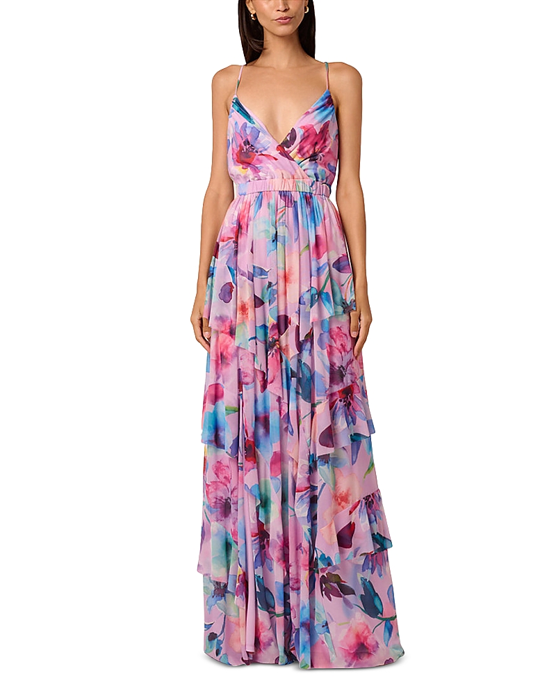 Liv Foster Zoey Long Mesh Dress