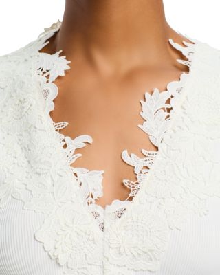 Olema Lace Trim Top