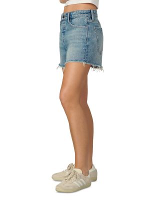 The Jessie Bejeweled Relaxed Denim Shorts