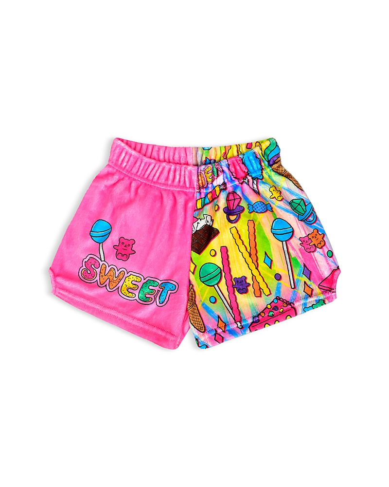 Iscream Girls' Corey Paige I Want Candy Plush Shorts - Big Kid In Multi