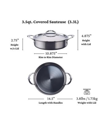 NanoBond&reg; Molecular Titanium 3.5-Quart Sauteuse Braiser