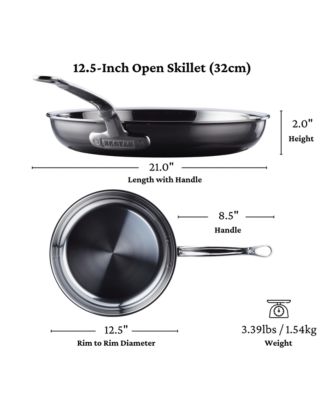 NanoBond&reg; Molecular Titanium Stainless Steel 12.5" Skillet