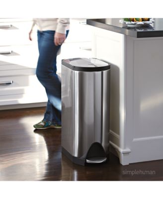 40 Liter Butterfly Lid Recycling Kitchen Trash Can