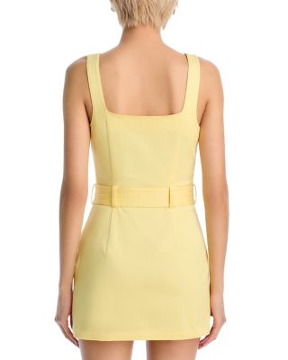 Midy Button Front Mini Dress