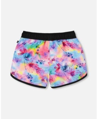 Girls' Printed Swim Shorts - Big Kid