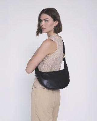 3-in-1 Small Convertible Hobo Crescent Ring Bag