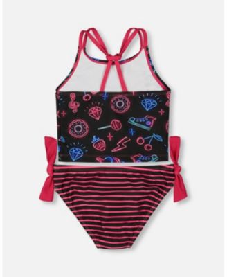 Girls' Printed Two-Piece Swimsuit - Little Kid