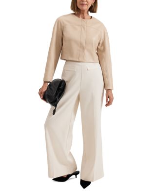 Sylvia Faux Leather Jacket