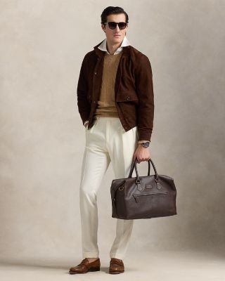Pebbled Leather Duffel