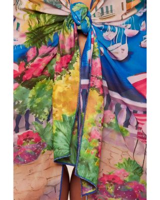 Positano Mesh Kimono Swim Cover-Up