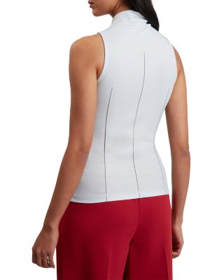 Harplnn Crepe Jersey Seamed Tank Top