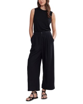 Silk Wide Leg Trousers