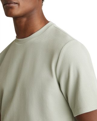 Short Sleeve Waffle Knit Tee