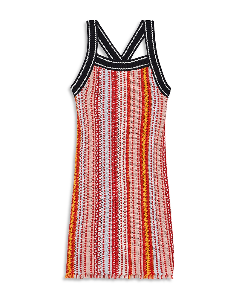 REISS GIRLS' STRIPED KNIT DRESS - LITTLE KID