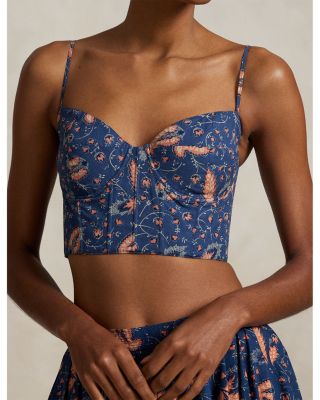 Cropped Bustier Top