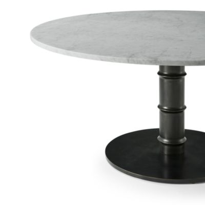 Kesden Round Marble Dining Table